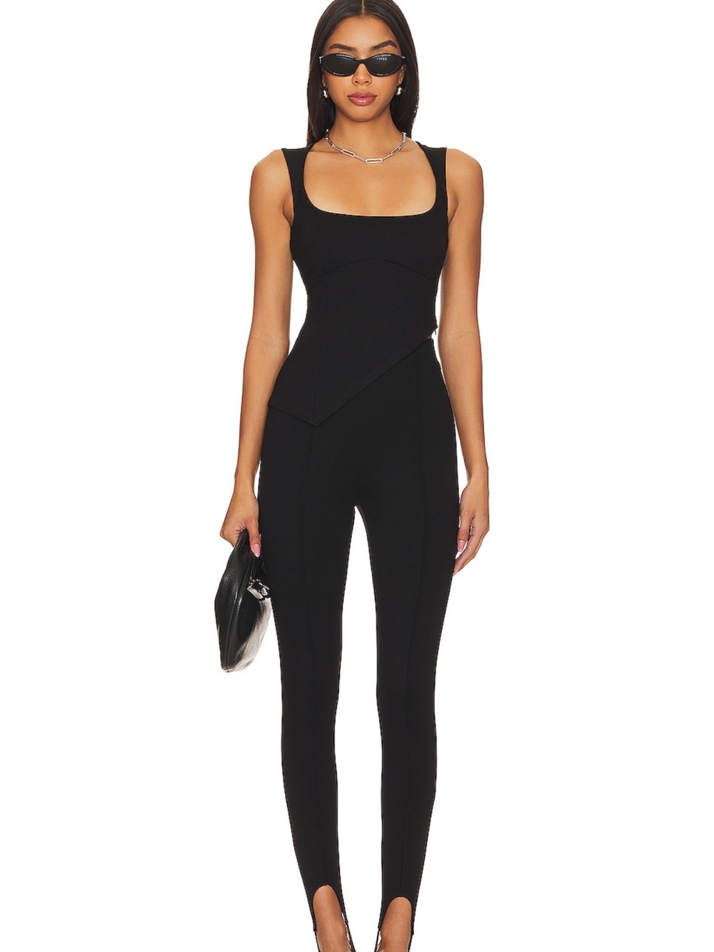 Lovers + Friends Penn Top in Black - Picture 4 of 8